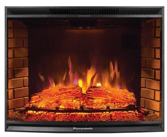Каминокомплект Interflame Памир сланец коньячный дуб с очагом Panoramic 33 LED FX в ДНР