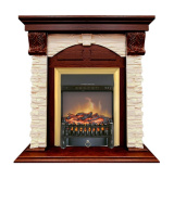 Каминокомплект Royal Flame Dublin (Разборный) с очагом Fobos FX M Brass орех каньон/сланец в ДНР