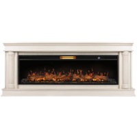 Каминокомплект Royal Thermo Aurora RTFP/P-AR60LS + портал Firelight Olympia 60 слоновая кость с патиной в ДНР