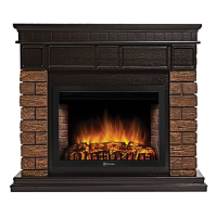 Каминокомплект Firelight Bricks Wood 30 с очагом Electrolux EFP/P-3020LS камень темный/шпон венге в ДНР
