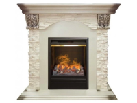 Каминокомплект RealFlame Dublin LUX STD/EUG WT с очагом 3D Olympic в ДНР