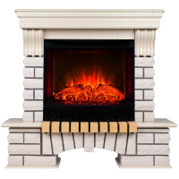 Электрокамин RealFlame Country WT с очагом Evrika 25,5 LED Электрокамин RealFlame Country WT с очагом Evrika 25,5 LED