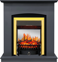 Каминокомплект Royal Flame Barcelona Серый графит c очагом Fobos FX M Brass в ДНР