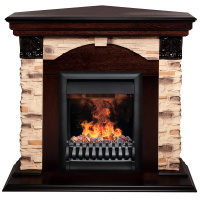 Электрокамин RealFlame Dublin Corner Rock AO античный дуб с очагом 3D Oregan Электрокамин RealFlame Dublin Corner Rock AO античный дуб с очагом 3D Oregan