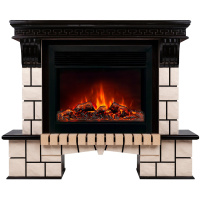 Электрокамин RealFlame Stone 26 AO античный дуб с очагом Moonblaze Black Электрокамин RealFlame Stone 26 AO античный дуб с очагом Moonblaze Black