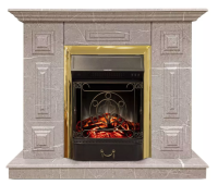 Каминокомплект Хорошие Камины Юпитер с очагом RealFlame Majestic Lux BR S мрамор в ДНР
