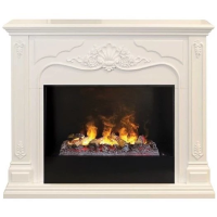 Каминокомплект RealFlame Victoria 26 WT с очагом 3D Cassette 630 + Black вставка в ДНР