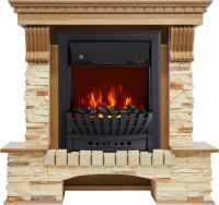 Каминокомплект Royal Flame Pierre Luxe сланец с очагом Aspen Black в ДНР