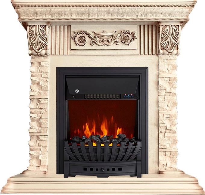 Каминокомплект Royal Flame Luxemburg с очагом Aspen Black в ДНР