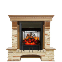 Каминокомплект Royal Flame Pierre Luxe сланец с очагом Majestic FX M Black в ДНР