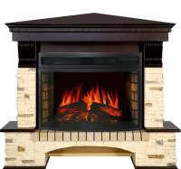 Каминокомплект Royal Flame Pierre Luxe сланец угловой c очагом Dioramic 25 FX в ДНР