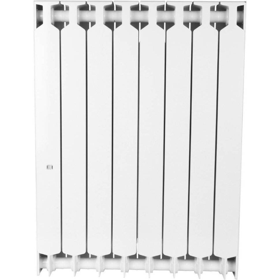 Биметаллический радиатор отопления Rifar Supremo 800 боковое подключение 11 секций белый RAL 9016 в ДНР