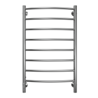 Электрический полотенцесушитель Terminus Классик П8 500х850 quick touch слева