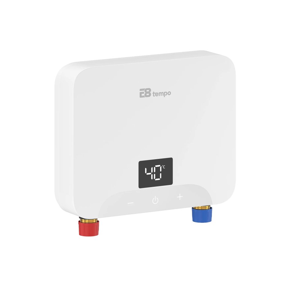 Проточный электрический водонагреватель E8 tempo KLE60 белый пластик в ДНР