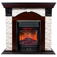 Электрокамин RealFlame Dublin Lux AO античный дуб с очагом Majestic Lux Black RC Электрокамин RealFlame Dublin Lux AO античный дуб с очагом Majestic Lux Black RC
