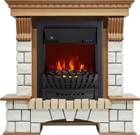 Каминокомплект Royal Flame Pierre Luxe с очагом Aspen Black в ДНР