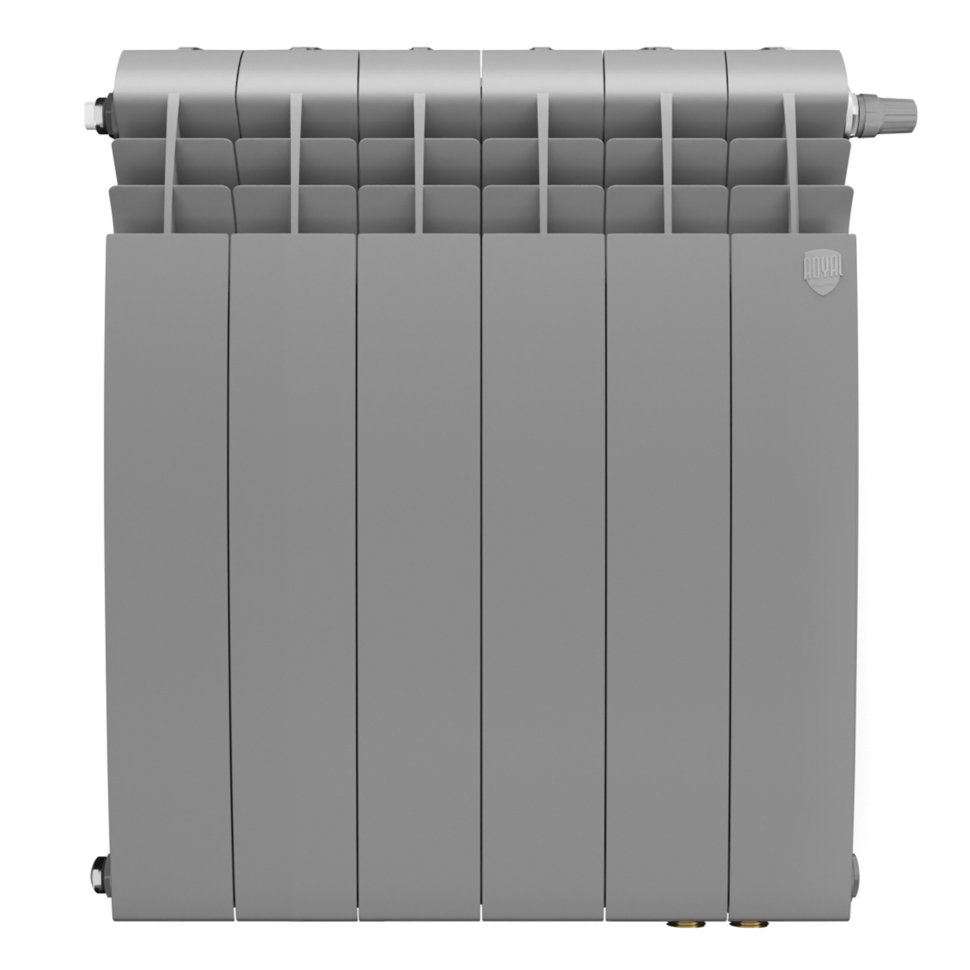 Биметаллический радиатор отопления Royal Thermo BiLiner 500 Silver Satin VR80 6 секций в ДНР