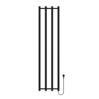 Электрический полотенцесушитель Primoclima Tubus 1450*347 4 трубки 250W черный в ДНР