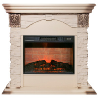 Электрокамин RealFlame Dublin Lux WT с очагом Irvine 24 Электрокамин RealFlame Dublin Lux WT с очагом Irvine 24