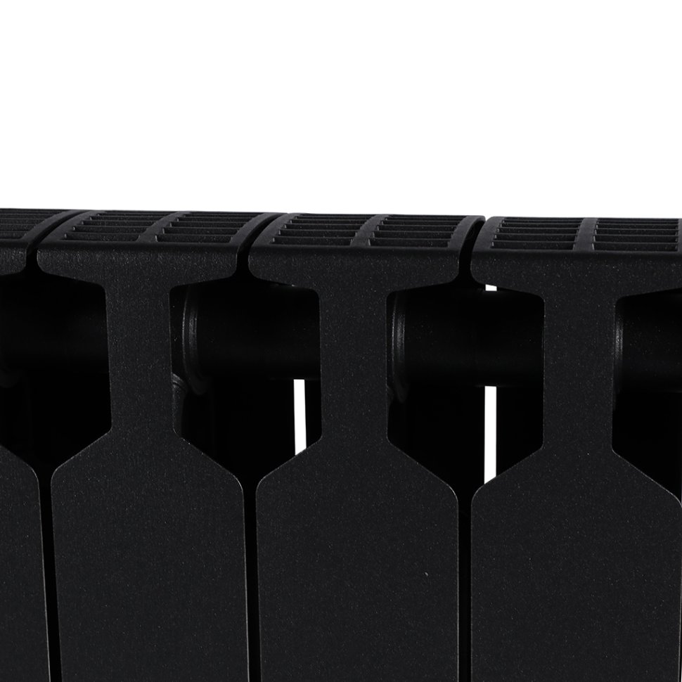 Биметаллический радиатор отопления Rifar Supremo Ventil SVR 350 10 секций нижнее правое подключение антрацит в ДНР