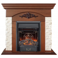 Каминокомплект RealFlame Neapolis NT с очагом Majestic Lux Black S в ДНР