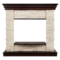 Портал каминный из МДФ RealFlame Elford 25 AO античный дуб, под очаг RealFlame Firefield 25 S IR