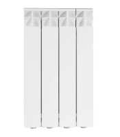 Алюминиевый радиатор отопления Fondital 350/100 Bianco Calidor Super B4 (4 секции)