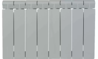 Радиатор биметаллический Global Style Plus 350 (8 секций) серый