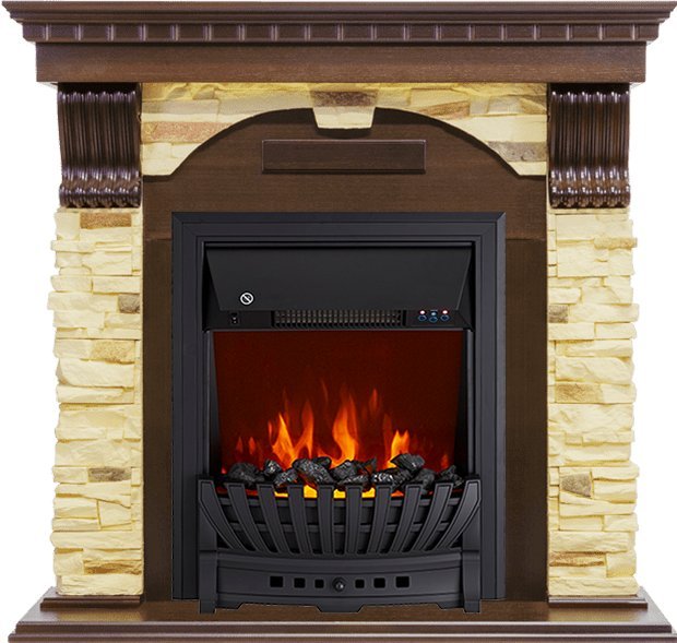Каминокомплект Royal Flame Dublin с очагом Aspen Black в ДНР