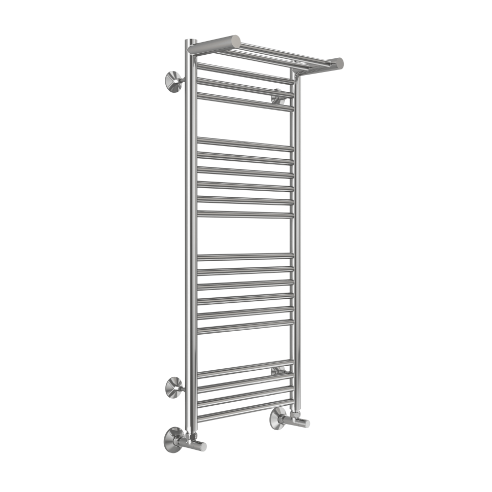 Водяной полотенцесушитель Terminus Аврора П20 400х1000 с полкой в ДНР