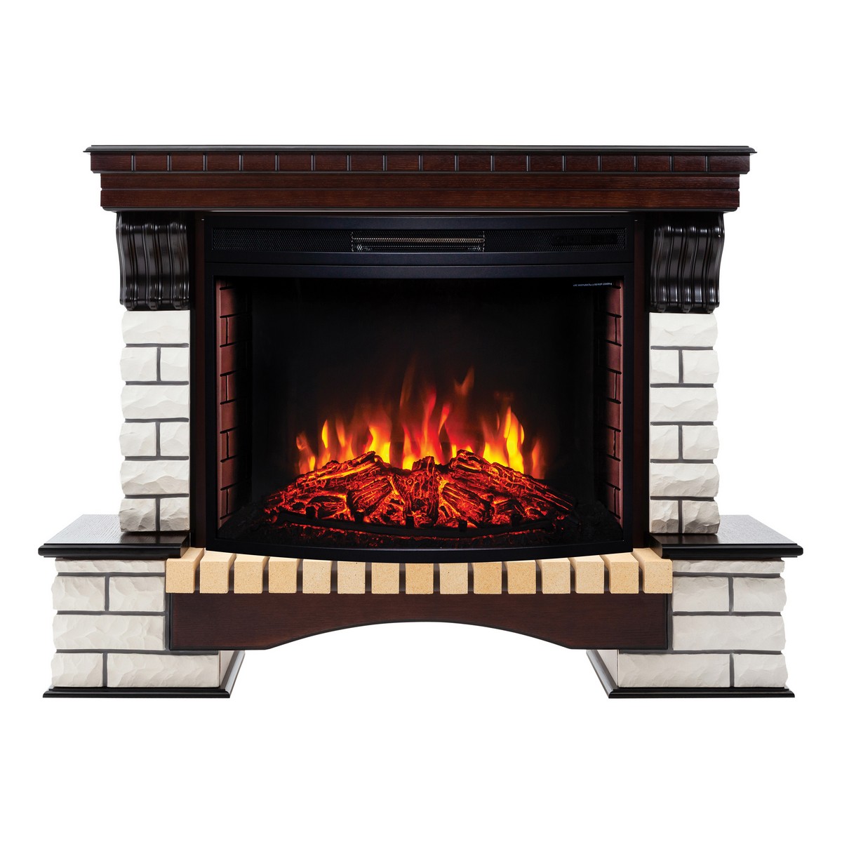Электрокамин RealFlame Country 33/33W AO античный дуб с очагом Firespace 33 S IR Электрокамин RealFlame Country 33/33W AO античный дуб с очагом Firespace 33 S IR