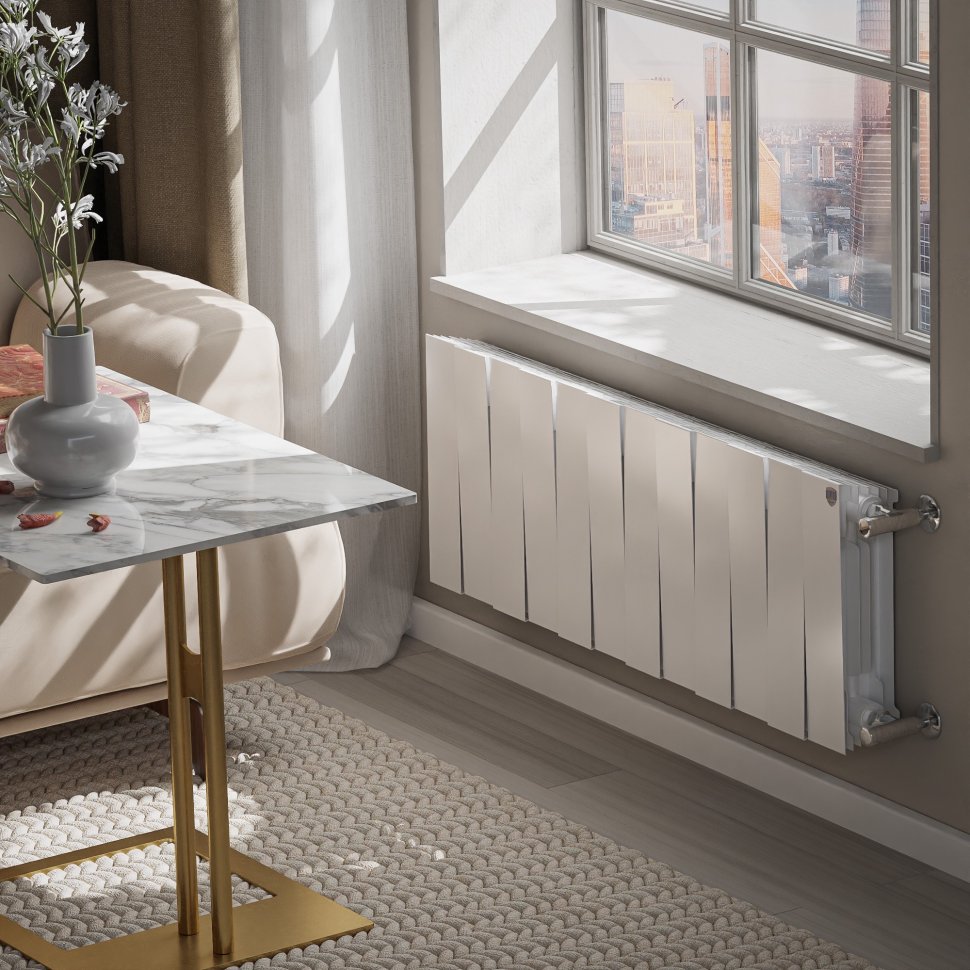 Биметаллический радиатор отопления Royal Thermo PianoForte 300 белый 12 секций в ДНР