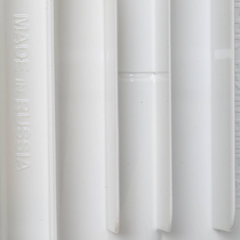 Биметаллический радиатор отопления Rifar Base 200 боковое подключение 14 секций белый RAL 9016 в ДНР