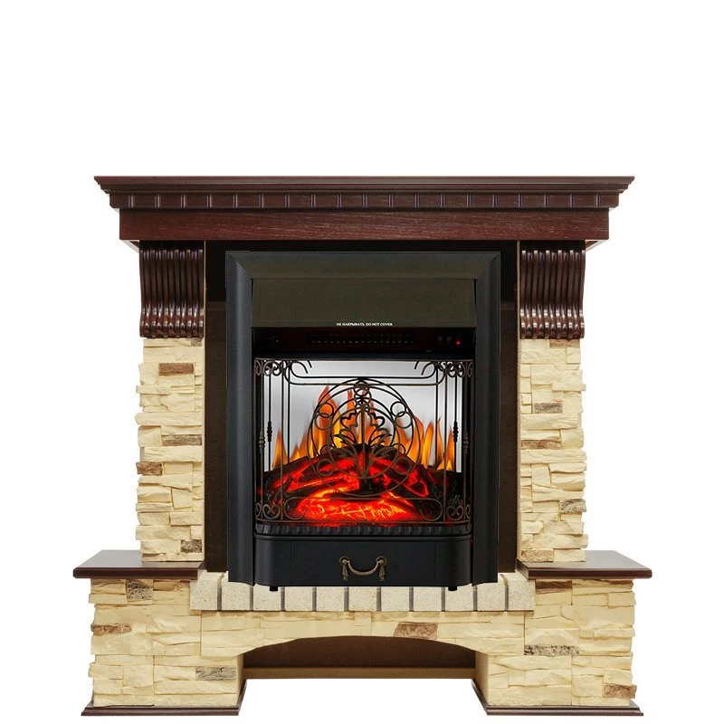 Каминокомплект Royal Flame Pierre Luxe сланец с очагом Majestic FX M Black в ДНР