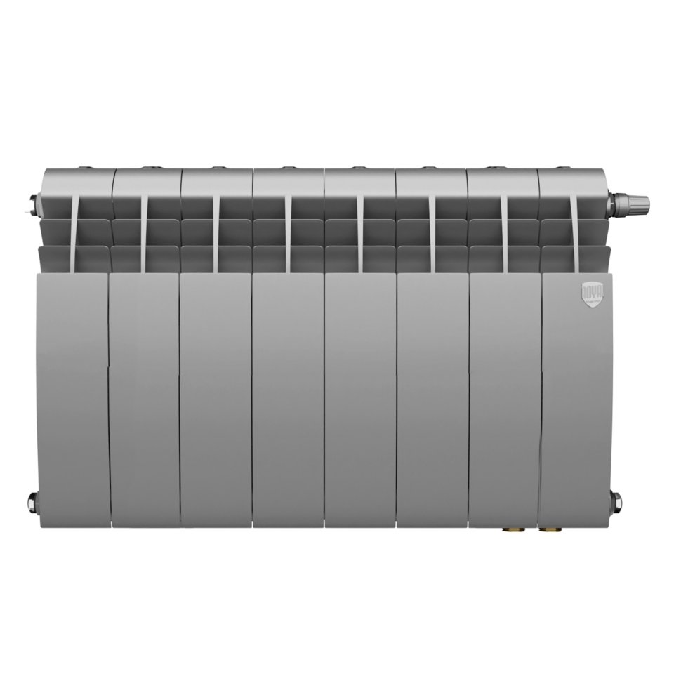 Биметаллический радиатор отопления Royal Thermo BiLiner 350 Silver Satin VR80 8 секций в ДНР