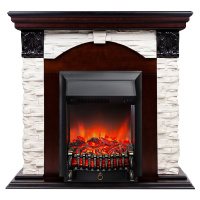 Электрокамин RealFlame Dublin Lux AO античный дуб с очагом Fobos Lux Black Электрокамин RealFlame Dublin Lux AO античный дуб с очагом Fobos Lux Black