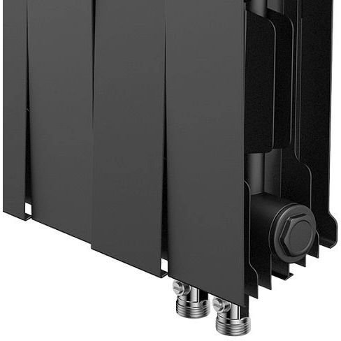Биметаллический радиатор отопления Royal Thermo PianoForte 200 VR80-18 секц. черный в ДНР