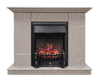 Каминокомплект Хорошие Камины Марс с очагом Royal Flame Fobos FX Black мрамор в ДНР