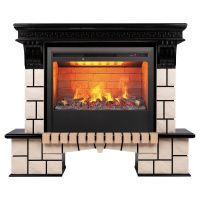 Электрокамин RealFlame Stone 26 AO античный дуб с очагом 3D Helios 26 Электрокамин RealFlame Stone 26 AO античный дуб с очагом 3D Helios 26