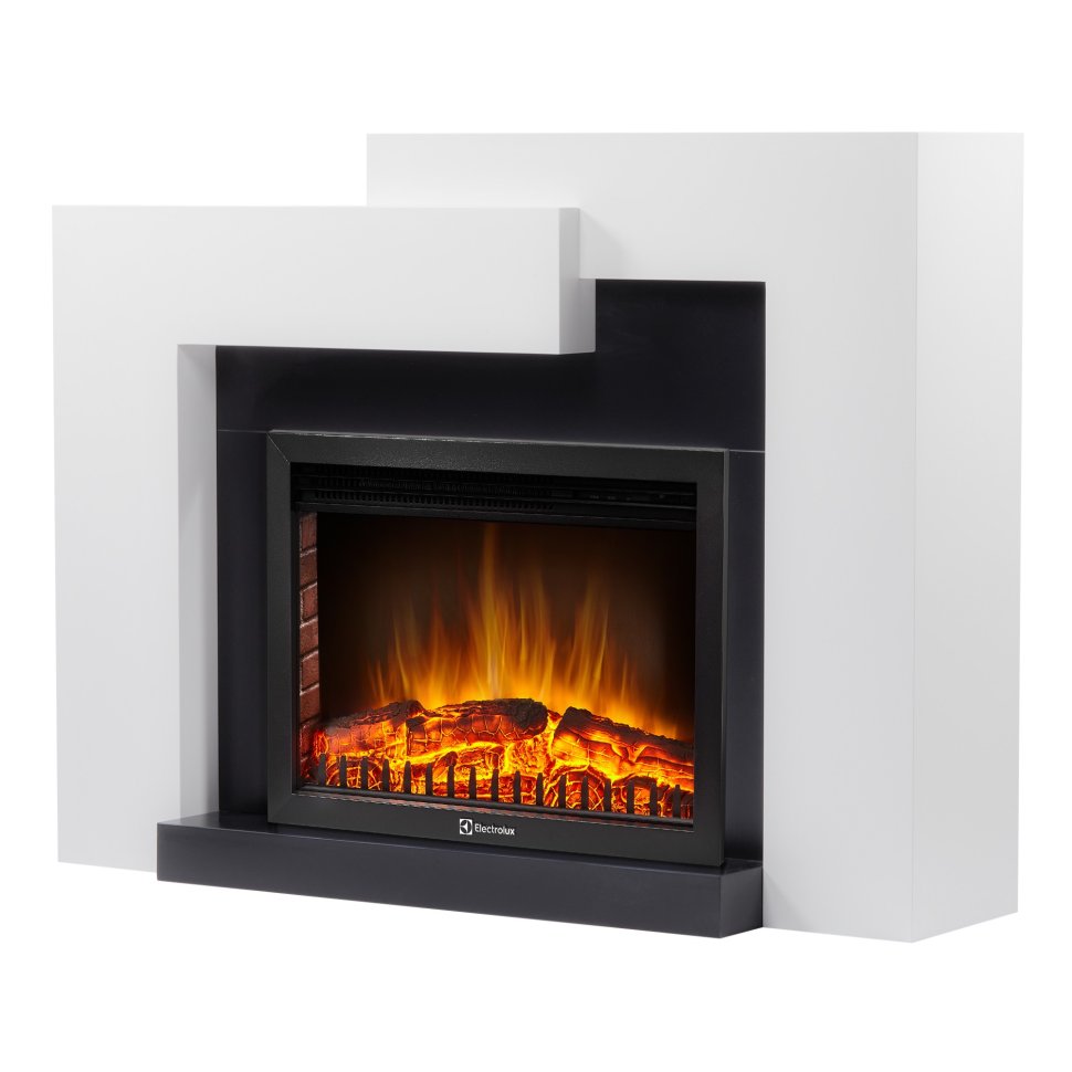 Каминокомплект Firelight Tetris 25 с очагом BFP/P-2520 белый/серый в ДНР
