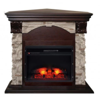 Каминокомплект RealFlame Dublin ROCK Corner STD/EUG/24 AO с очагом Eridan 24 в ДНР