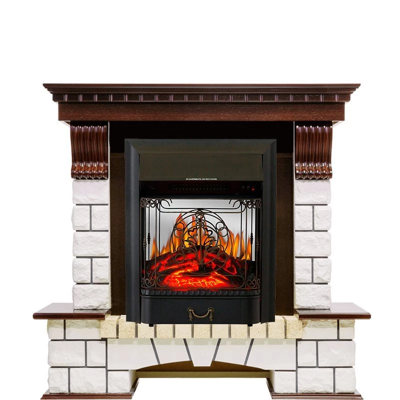 Каминокомплект Royal Flame Pierre Luxe с очагом Majestic FX M Black в ДНР