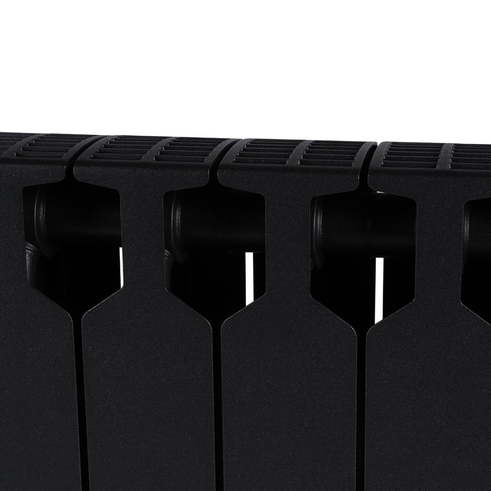 Биметаллический радиатор отопления Rifar Supremo Ventil SVR 350 14 секций нижнее правое подключение антрацит в ДНР