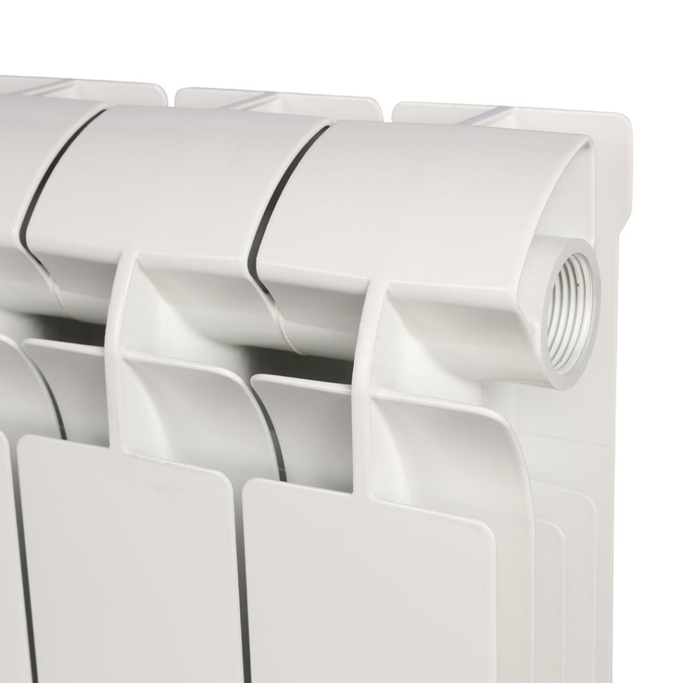 Радиатор алюминиевый Global VOX-R 200 12 секций боковое подключение белый RAL 9010 в ДНР