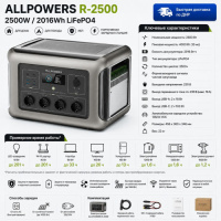 Портативная электростанция Allpowers R2500-V2 в ДНР