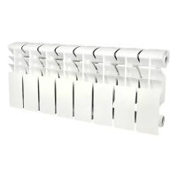 Радиатор алюминиевый ROMMER Al Plus 200 x8 Радиатор алюминиевый ROMMER Al Plus 200 x8