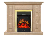 Каминокомплект Хорошие Камины Юпитер с очагом Royal Flame Majestic FX Brass сосна в ДНР
