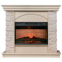 Электрокамин RealFlame Elford WT белый дуб с очагом Irvine 24 Электрокамин RealFlame Elford WT белый дуб с очагом Irvine 24