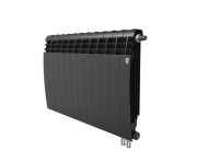 Биметаллический радиатор отопления Royal Thermo BiLiner 500 VR 12 секций Noir Sable