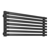 Стальной трубчатый радиатор КЗТО Quadrum 40 H 300-4 структурный черный шелк в ДНР